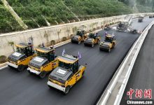 بازسازی ۲.۴ کیلومتر جاده پکن تنها در شش ساعت