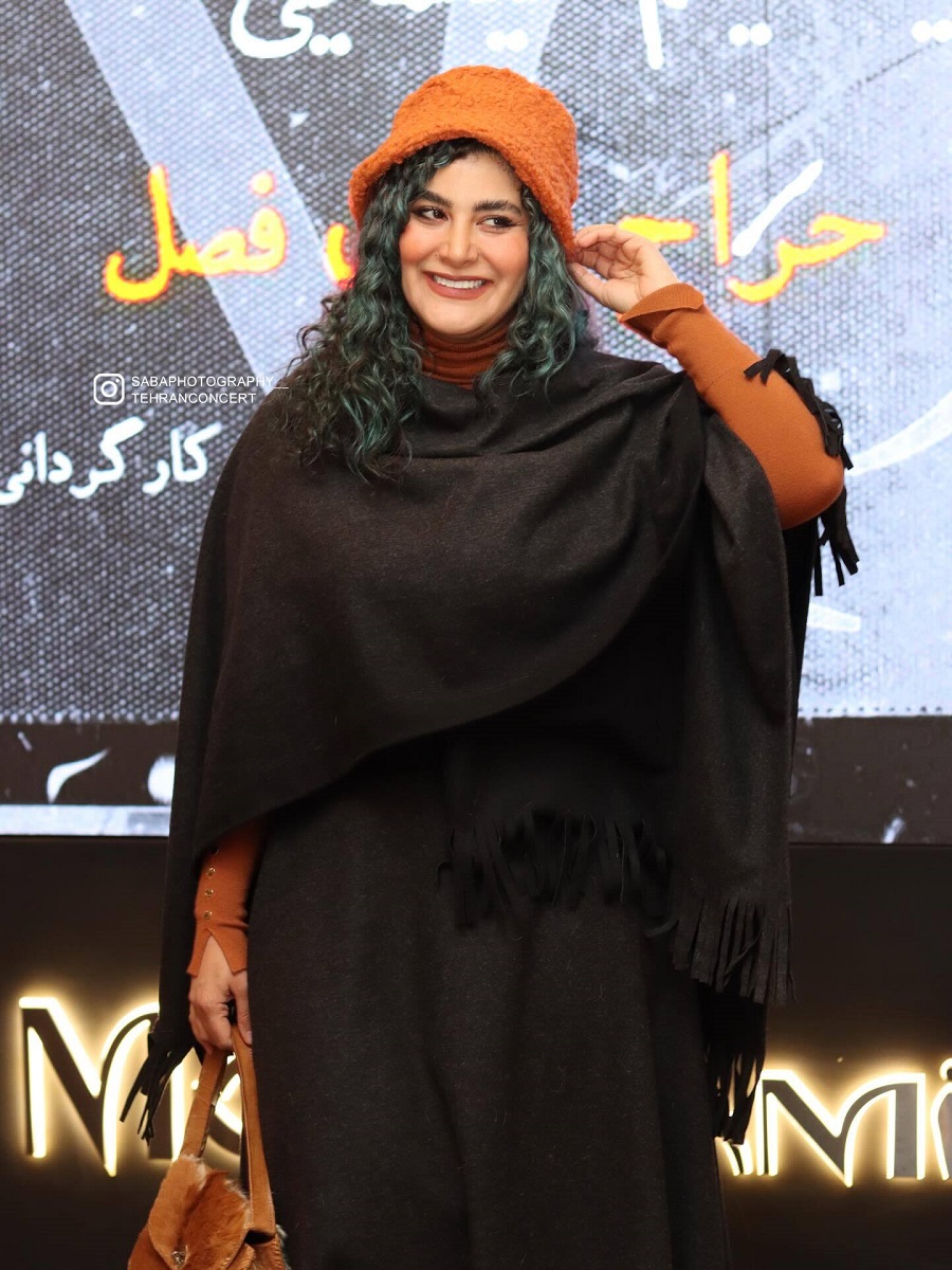 بهار قاسمی در مراسم فیلم حراج پایان فصل 5