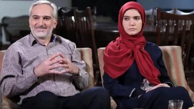 بیژن بنفشه‌خواه و دخترش