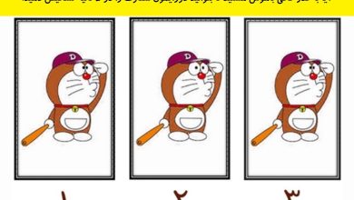 تست هوش یافتن دورایمون متفاوت 1