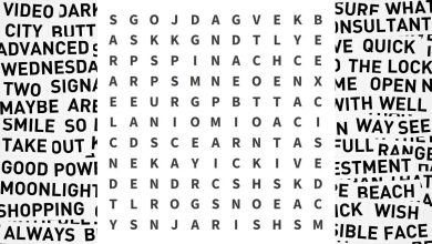 تست هوش یافتن کلمه POCKET-1