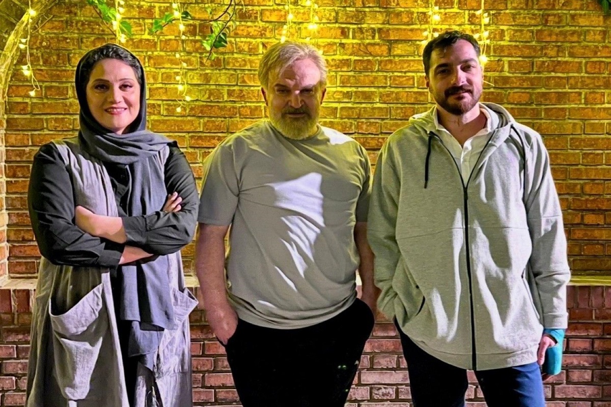 شبنم مقدمی کنار مهدی سلطانی و سجاد بابایی 1