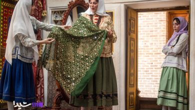 گلاره عباسی و لاله اسکندری در پشت صحنه بامداد خمار