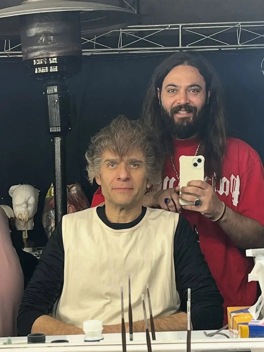 بابک حمیدیان با گریمی شبیه گرگ 2