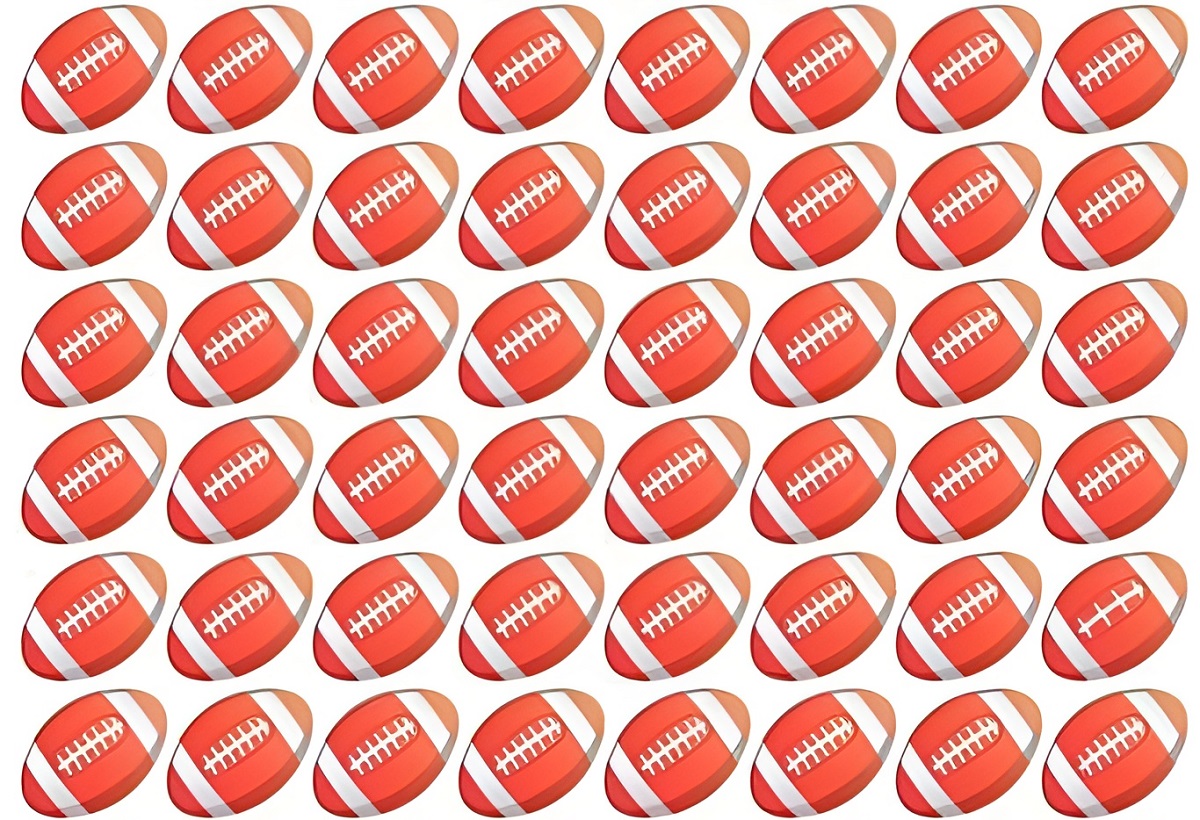 تست بینایی توپ فوتبال آمریکایی متفاوت