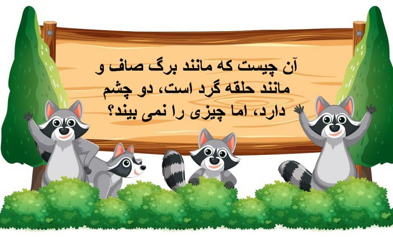 چیستان صاف و گرد و دارای دو چشم 1