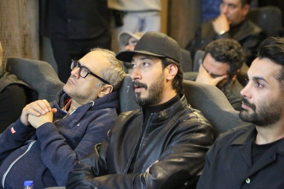 بهرام افشاری در مراسم یادبود جواد گنجی 1