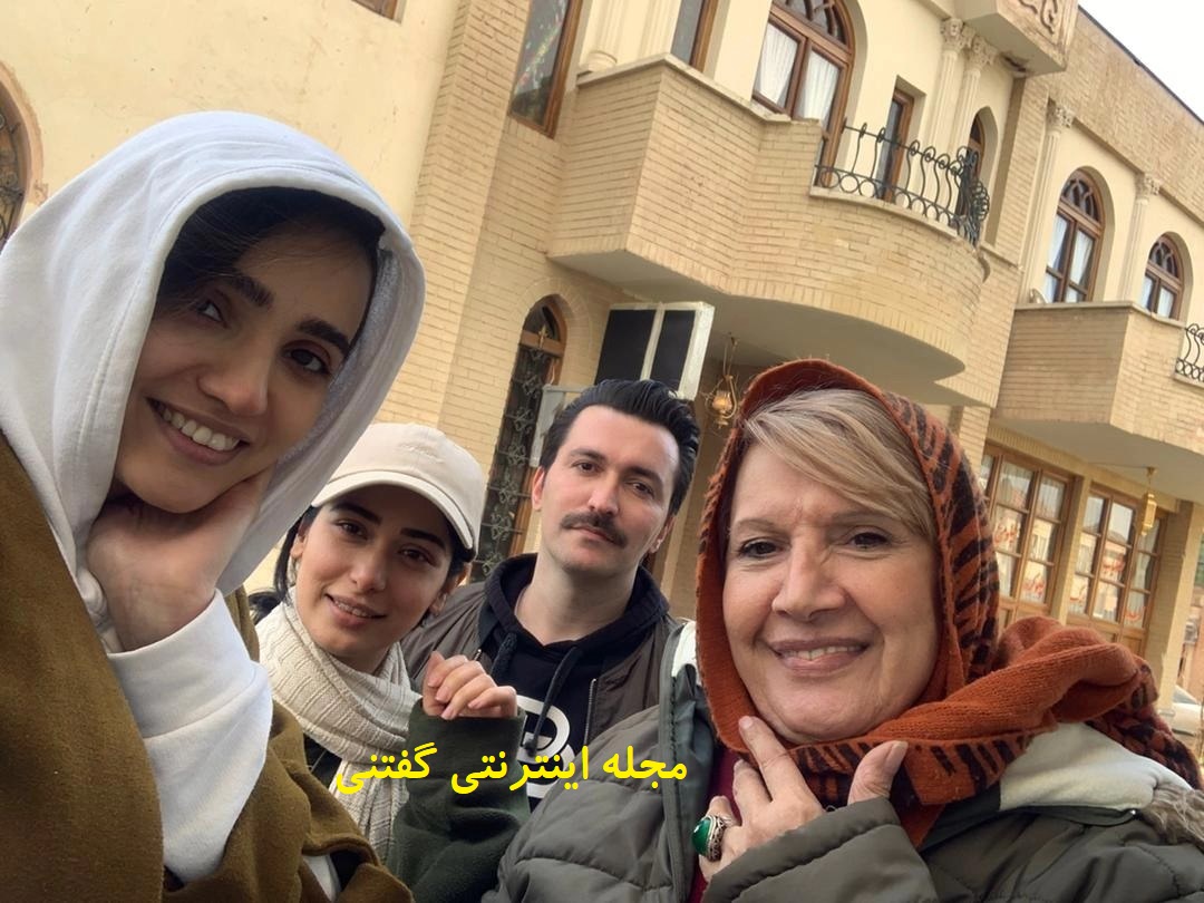 زهرا سزاوار در پشت صحنه سریال طوبی 1