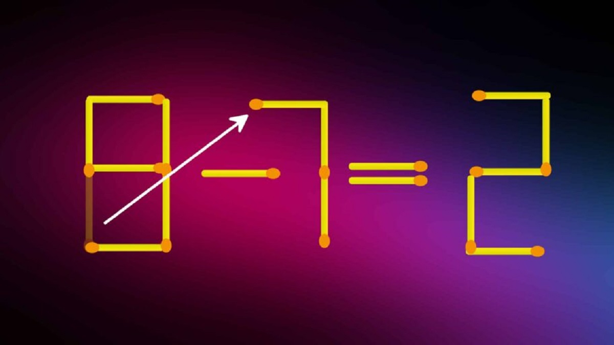 پاسخ تست سنجش هوش با چوب کبریت