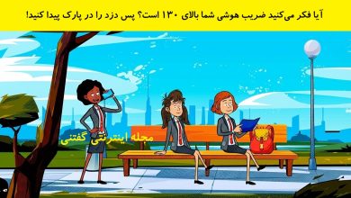 بازی فکری شناخت دزد در پارک 1