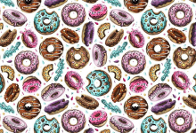 تست بینایی بستنی قیفی بین دونات‌ها 1