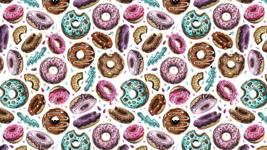 تست بینایی بستنی قیفی بین دونات‌ها 1