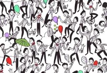 تست بینایی یافتن دزد میان هنرمندان پانتومیم 1