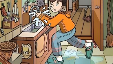 تست بینایی یافتن شانه در آشپزخانه 1