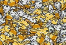 تست بینایی یافتن چهار کلید قدیمی 1