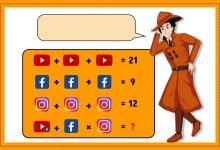 تست هوش ریاضی ارزش شبکه های اجتماعی 1