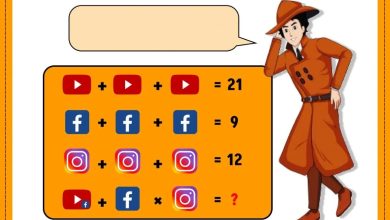 تست هوش ریاضی ارزش شبکه های اجتماعی 1