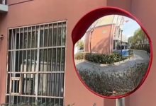 تصادف به علت جابجایی آینه های ترافیکی-2